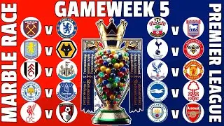 MARBLE RACE PREMIER LEAGUE - Gameweek 5