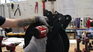 How to install a hose guide on the Andromeda hose reel – Retrofit with classic front panel
