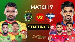 PKL 12 : Match 7 - Patna Pirates Vs Up Yoddhas Starting 7 | Match Preview | H2H Record