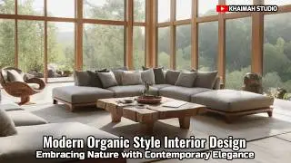 Modern Organic Style Interior Design Embracing Nature with Contemporary Elegance