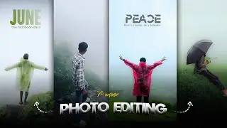Monsoon CINEMATIC photo editing in Lightroom | Text Editing | Hypic App | Hindi Breakdown