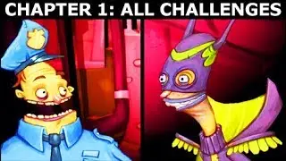Flipping Death - Chapter 1: All Challenges - Walkthrough Gameplay (Indie Adventure Game 2018)