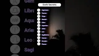 The Dark Secrets of Every Zodiac Sign