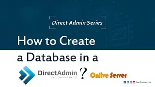 How to create a database in DirectAdmin ?@OnliveServer