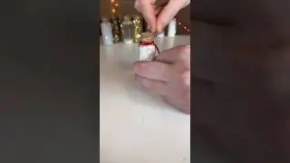 Making my mini Santa's Beard decorative potion!