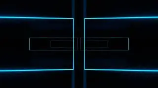 Cyan and Pink Abstract Neon with Rotating Rectangles Background VJ Loops in&nbsp;4K