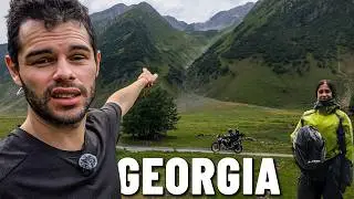 A TRAV&Eacute;S del CORAZ&Oacute;N de GEORGIA: CRUZAMOS el C&Aacute;UCASO en Moto 🇬🇪