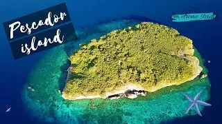 ✈️🇵🇭 Pescador island from the sky, Moalboal, Philippines (4K drone video)