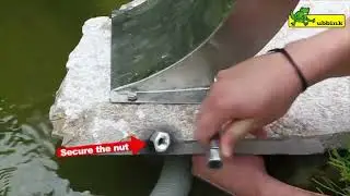 Ubbink stainless steel waterfall Mamba