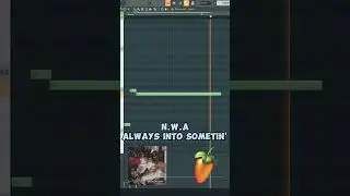 N.W.A - Alwayz Into Somethin' FL Studio (FLP + Midi + Drumkit) #flstudio #flp #nwa  #drdre  #shorts