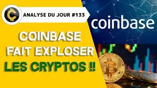 LES CRYPTOS EXPLOSENT ! 😱🚀LISTING COINBASE EN BOURSE🔥 BTC ETH, LINK, LTC, ATOM, TVK, BAKE🎁#ADJ133