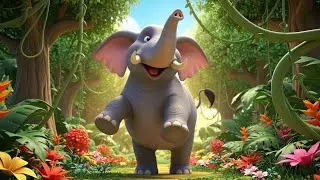 Jungle Boom Boom Song 🌴🐒 | Fun Kids Song to Learn Jungle Animals