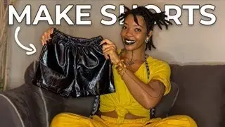 Learn To Sew High-Waisted Elastic Waist Shorts In 6 Easy Steps