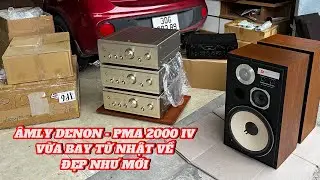 DENON PMA - 2000IV AND 2000 AMPLIFIERS JUST FLEW BACK FROM JAPAN