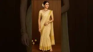 Onam 2025 Look 👑 | Kerala Saree + Jewellery + Hairstyle Full Transformation | Trending Ethnic Style