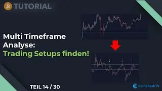 Profitable Trades mit der Multi Timeframe Analyse | Bitcoin Trading Tutorial 14/30