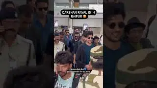 💙 DARSHAN RAVAL 💙 RAIPUR AIRPORT 💙#bluefamily #darshanraval #live #loaayibarsaat #raipur #concerts