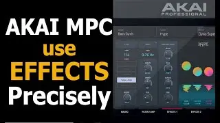 How to add effects to pads, program, or output on Akai MPC Live 2
