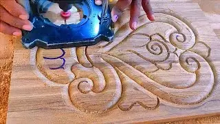 router || router machine skills and techniques || wood carving ideas by pvj wood carving.