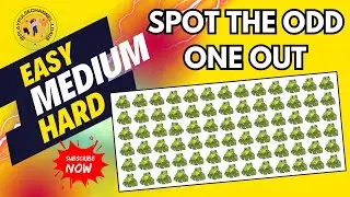 Find the ODD One Out | Emoji Quiz | Easy, Medium, Hard/#88