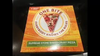 Walmart Barstool Sports One Bite Frozen Pizza Supreme Stone Baked Crust Pizza is it garbage?