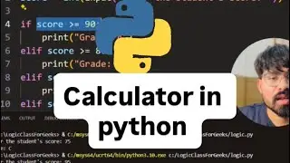 Calculator Program in python 