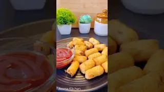 Sooji Bites Recipe | Evening Snacks #snacks #sooji #recipe #aromakitchen #shorts