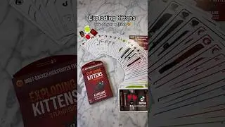 Game night for two! #explodingkittens 😻