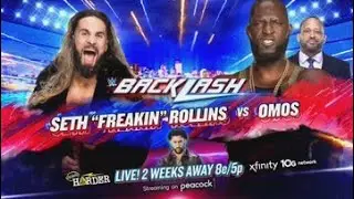 WWE Backlash 2023 Seth Rollins vs Omos 2K23 Simulation