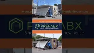 Complete your house in 8 hours #prefabhouse #modular #container #house #build
