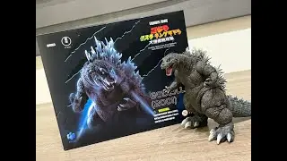 【Hiya Toys】海雅白眼哥吉拉(2001)｜GMK Godzilla｜Giant Monsters All-Out Attack｜哥吉拉·摩斯拉·王者基多拉 大怪獸總攻擊