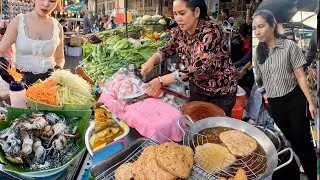Incredible! Cambodian Street Food Tour! Phnom Penh City - Cambodia Food Market Collection 2026