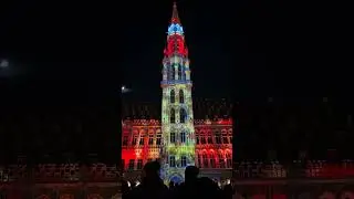 Christmas Lights in Grand Place in Bruxelles #travel #brussels #grandplace #christmas #trip #winter 