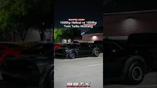 Boosted Luckey street racing 1000hp Twin Turbo Mustang #streetsciencetx #Hellcat #Mustang #racing