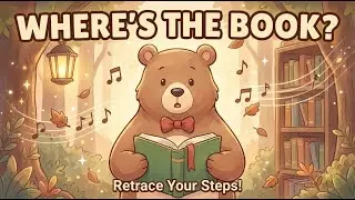 Bearington and the Borrowed Book 📚🐻 | A Gentle Kids Song About Honesty & Responsibility | PopSoar
