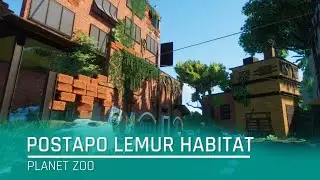POST-APOCALYPTIC LEMUR HABITAT | PLANET ZOO | SPEEDBUILD