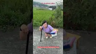 Tasbih song - poor disabled girls foot#disability#shorts#godblessyou#tiktokviral