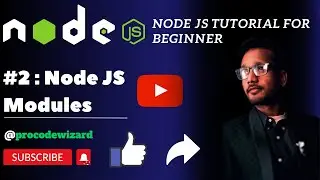 #2  Node js module | node js course | javascript backend tutorial | module in node js | node js