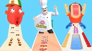 Sandwich Runner | Pancake Run | I Want Pizza &mdash; ИСПЫТАНИЕ НА ЕДУ | Лучший весёлый геймплей раннеров