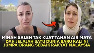 Minah Saleh Sebak Sampai Tahan Air Mata! Kebaikan Orang Malaysia Buat Dia Tak Percaya