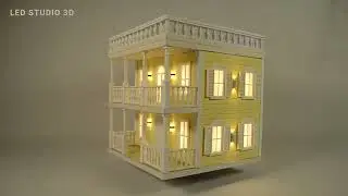 Luxury Illuminated Wedding Envelope Box  3D Printed LED House | LED Studio 3D