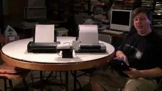 Battery-powered print network