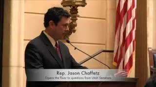Rep. Jason Chaffetz addresses the Utah Senate 2/8/13