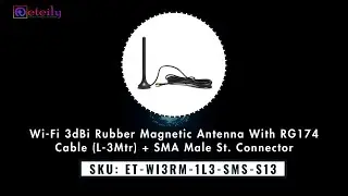 Wi-Fi 3dBi Magnetic Antenna | Features & Applications #wifiantenna #magneticantenna #3dbiantenna