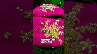 The Artistry Behind Peacock Mysore Silk Blouse Designs