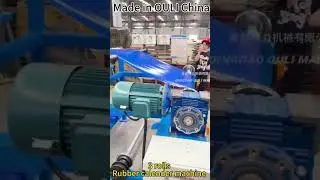#Silicone Rubber calender machine, #four rolls  silicone natural rubber  sheet making machine