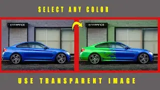 Select Any Color & use Transparent Image #shorts #short #photoshoptutorial #photoshop #creative