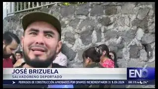 Salvadoreños retornados sin motivos de regresar a Estados Unidos.EN6