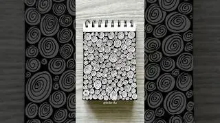 Simply spiral pattern drawing ✍🏼 #arttherapy #spiral #patternart #easyart
