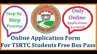 How To Apply For TSRTC Bus pass Online 2021- Live Bus pass Application Process- #TSRTC #BusPass